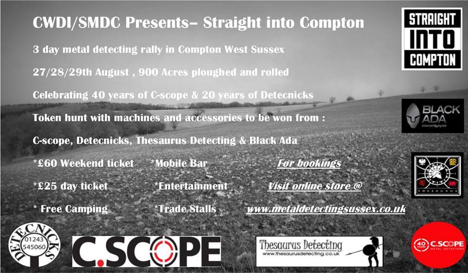 west, sussex, c-scope, detecnicks, compton, august